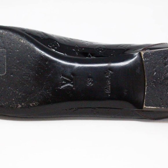 LOUIS VUITTON #35452 Burgundy Vernis Flats (US 9 EU 39) - Picture 9 of 9
